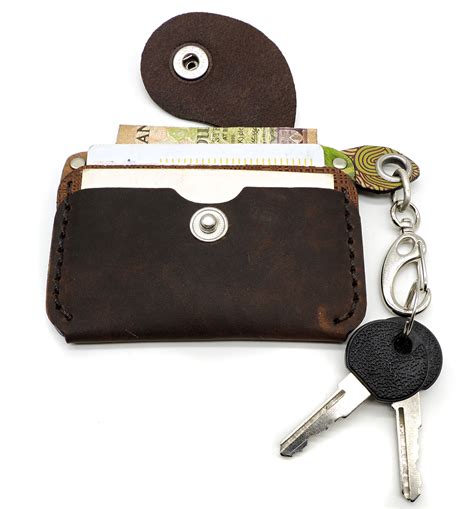 designer card holder keychain